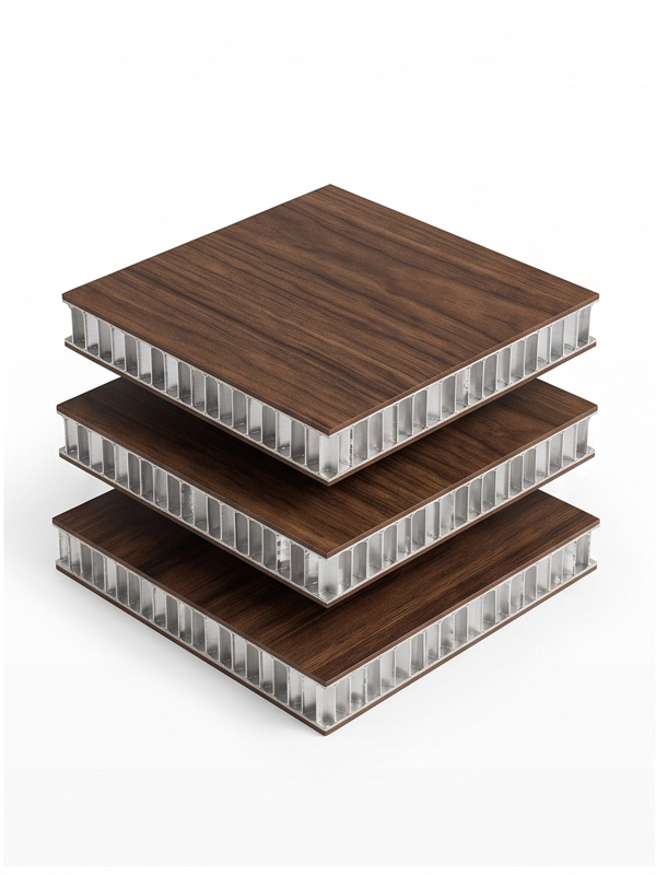 Ordered stack layered composite panel