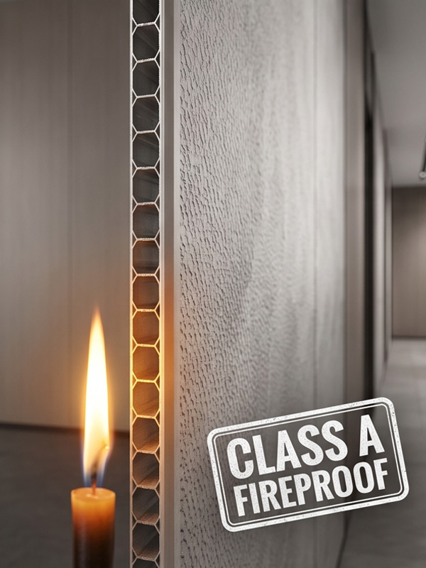 interior aluminum honeycomb panel