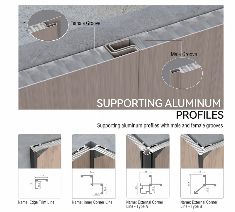 9mm Tongue and Groove Cladding System