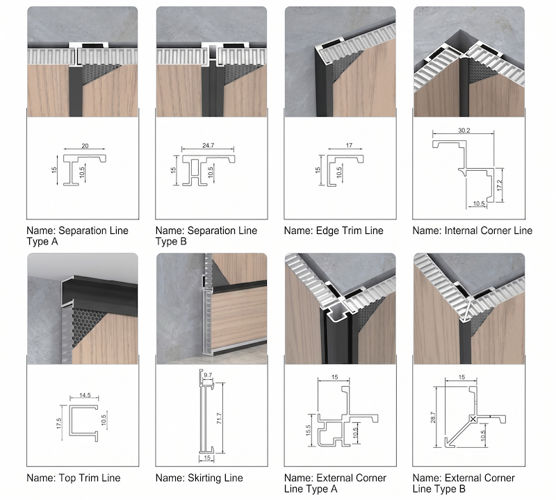 9mm I-Bar Profile Cladding System