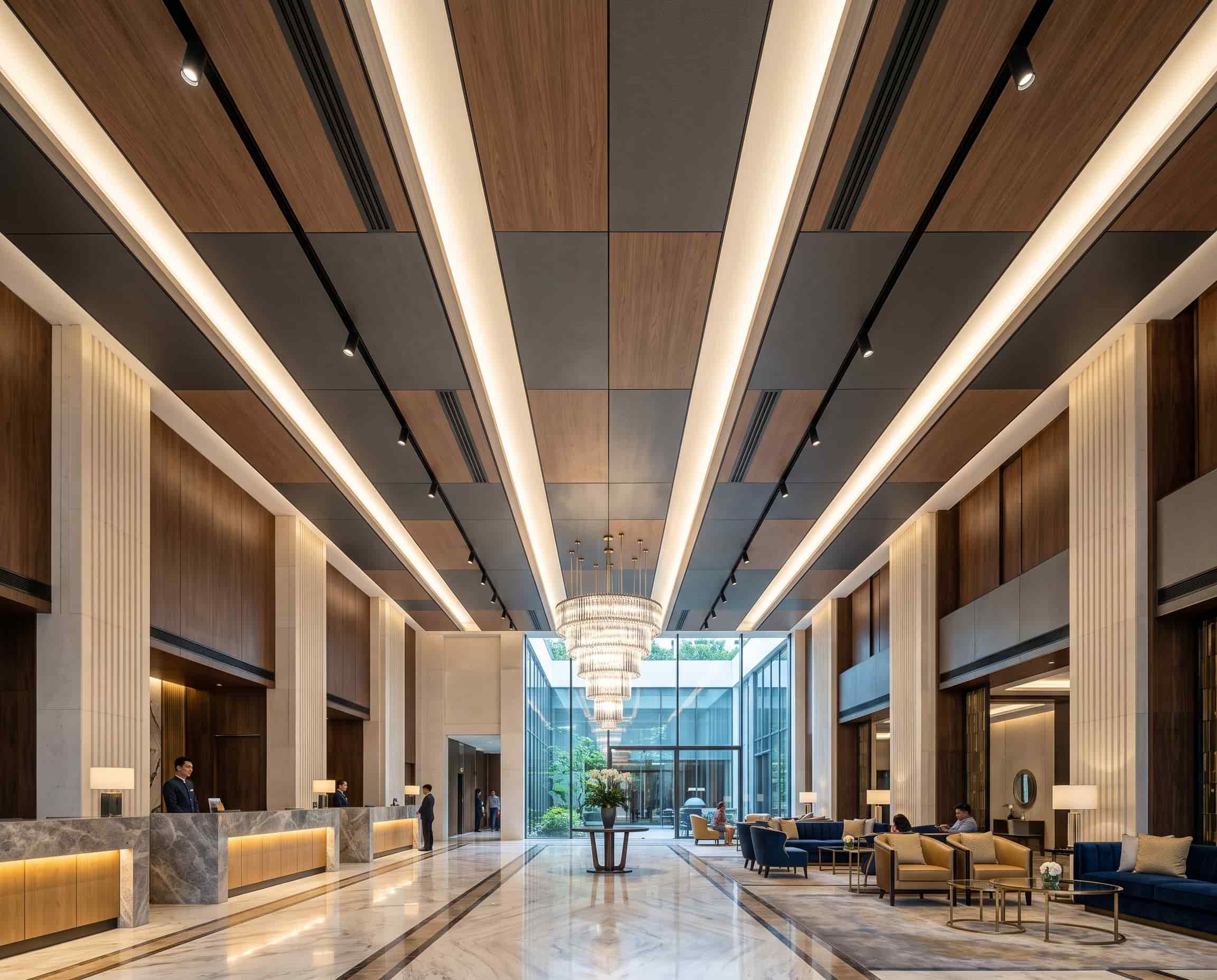 Commercial Lobby, Airport & Hotel Ceiling Architecture