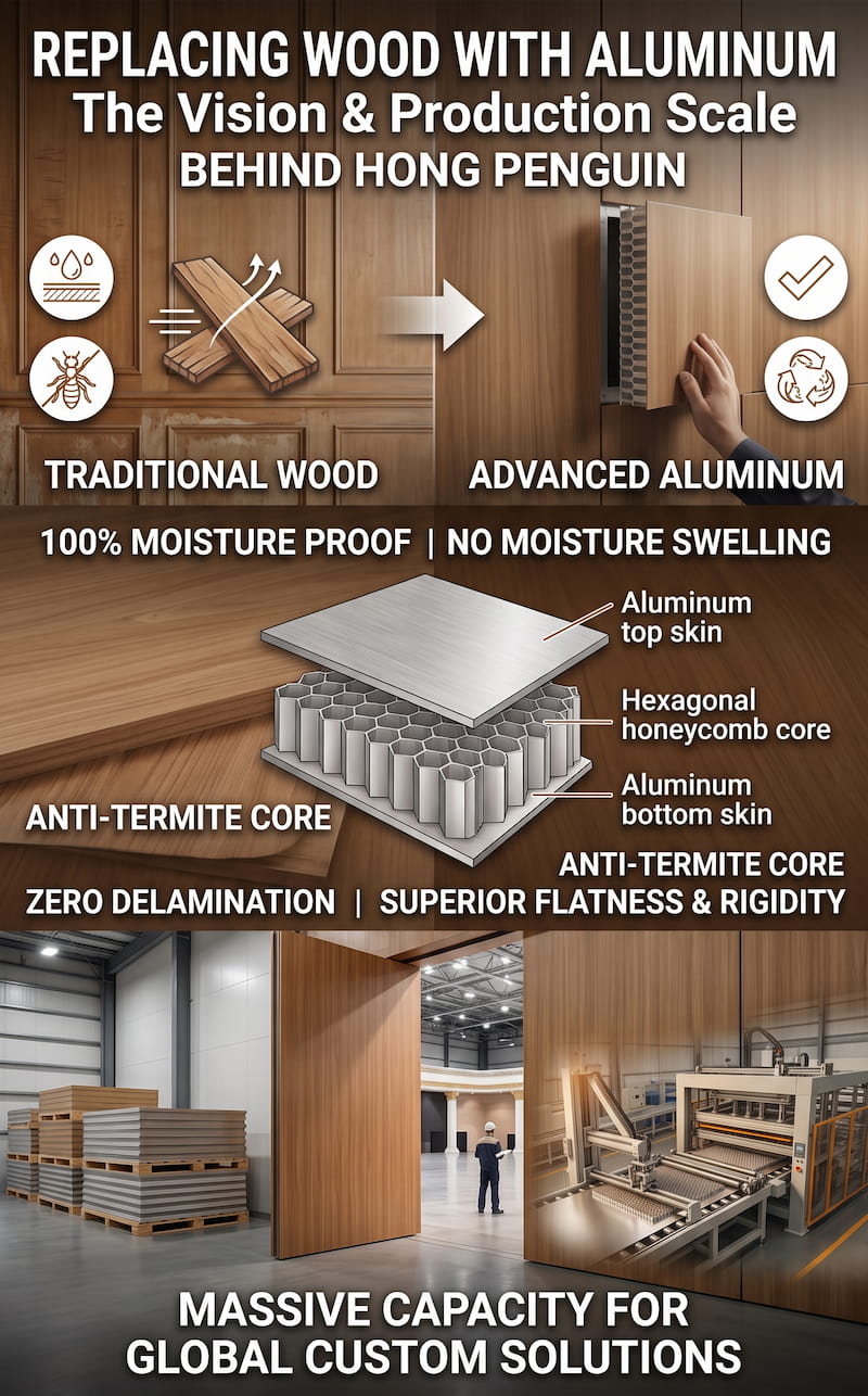 Replacing Wood with Aluminum: The Vision & Production Scale Behind Hong Penguin