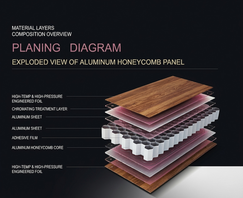 Aluminum Honeycomb Substrate Lamination