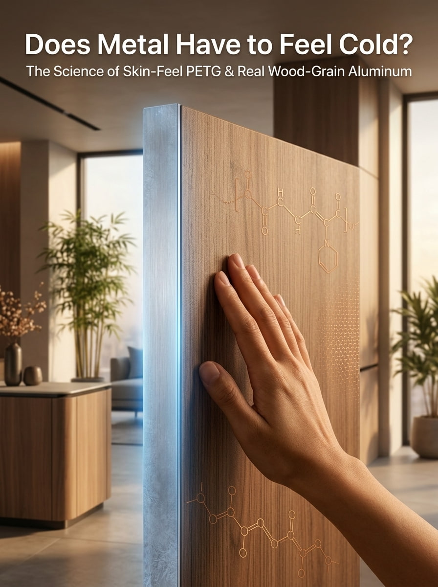 Does Metal Have to Feel Cold? The Science of Skin-Feel PETG & Real Wood-Grain Aluminum